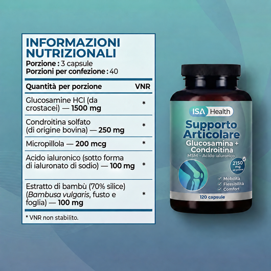Supporto Articolare | Glucosamina e Condroitina