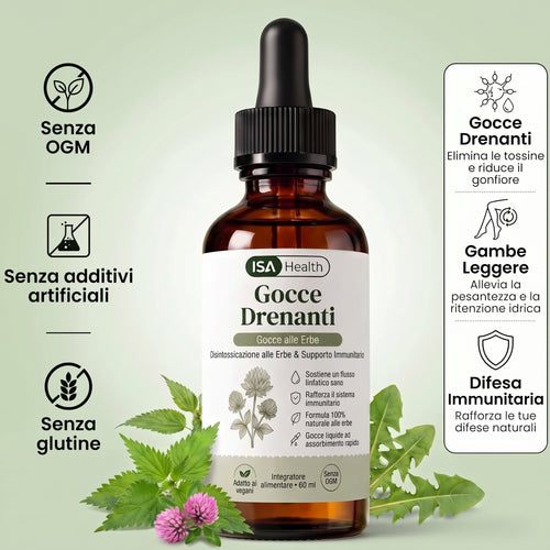 Gocce Drenanti | Formula Anticellulite e Gambe Leggere
