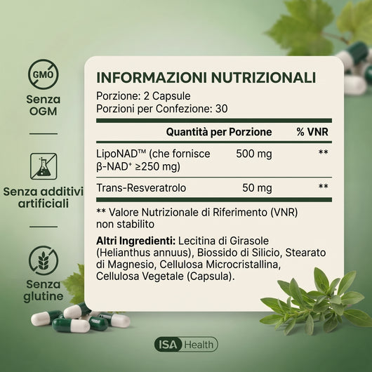 NAD+ Avanzato | Formula Anti-Età