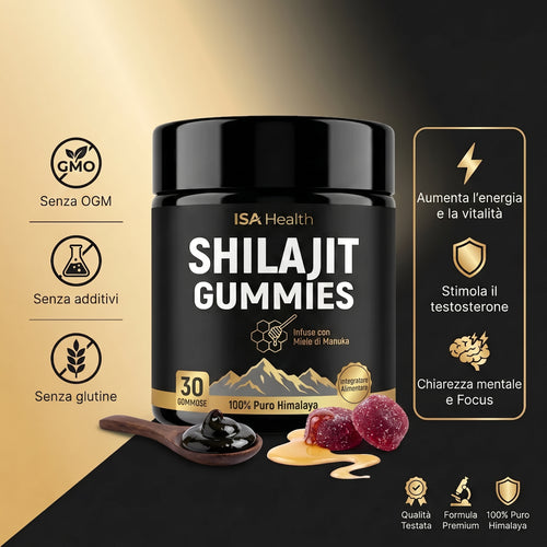 Caramelle Gommose allo Shilajit Puro | Nuova formula