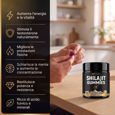 Caramelle Gommose allo Shilajit Puro | Nuova formula