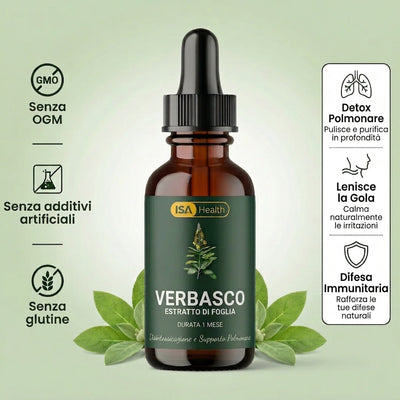 Estratto Puro di Verbasco | Formula Detox Polmonare