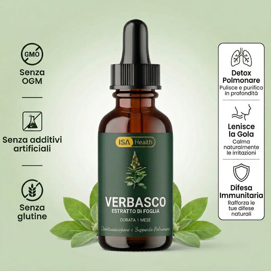 Estratto Puro di Verbasco | Formula Detox Polmonare