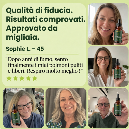 Estratto Puro di Verbasco | Formula Detox Polmonare